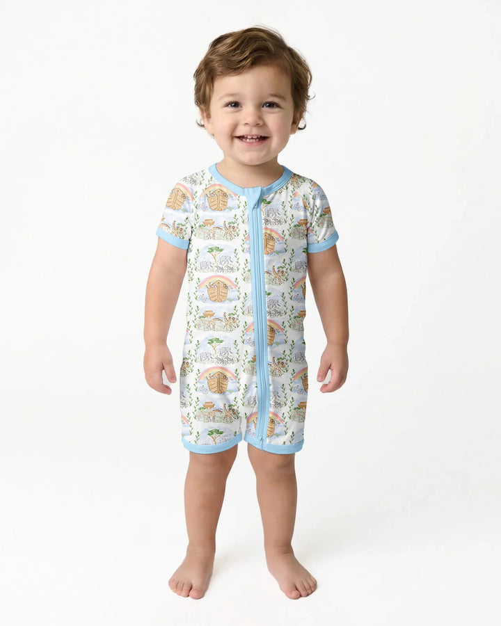 Noah And The Ark Bamboo Shorty Zippy