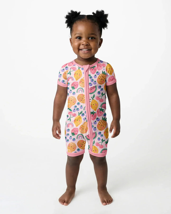 Fruitie Cuties Family Matching Bamboo Shorty Zippy