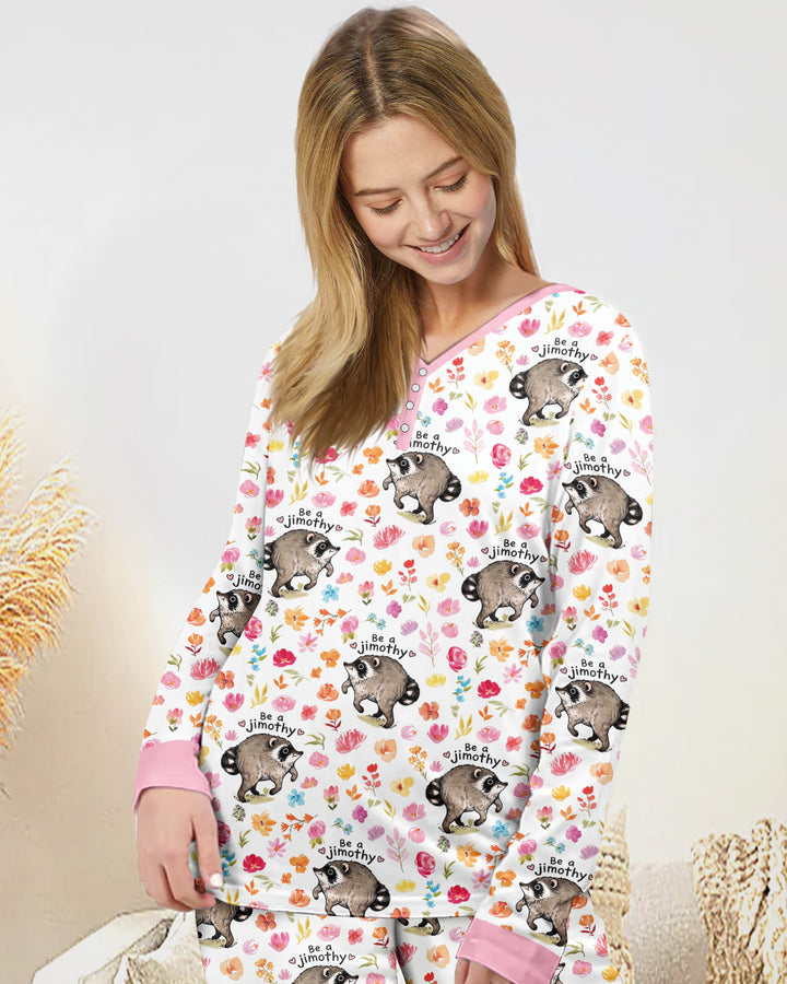 Be A Jimothy Family Matching Bamboo Women Pajama Set