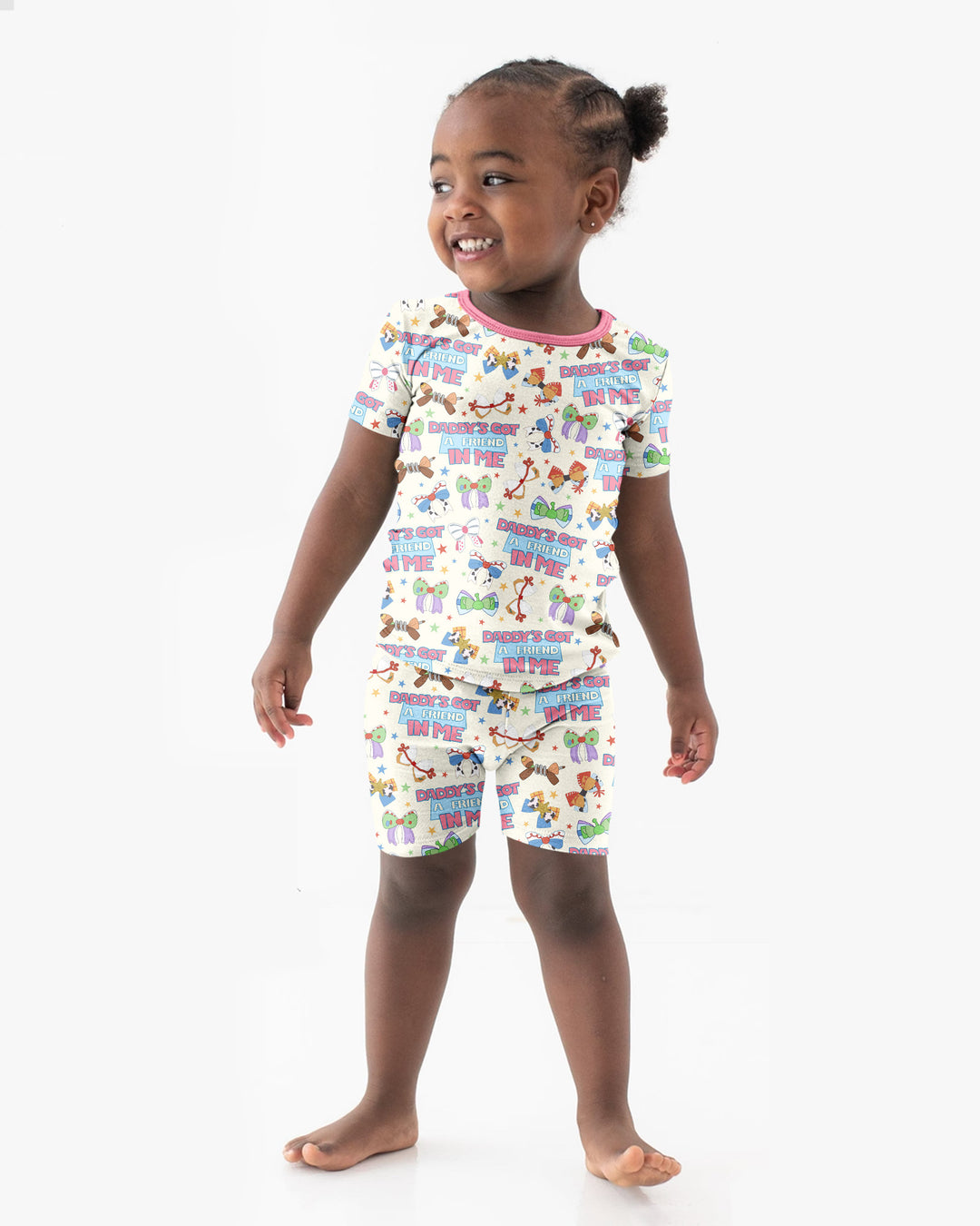 Conjunto de Pijama de Dos Piezas de Bambú con Mangas Cortas y Pantalones Cortos