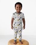 Playful Monster Friends Bamboo Two Piece Short Sleeve Pajama Set
