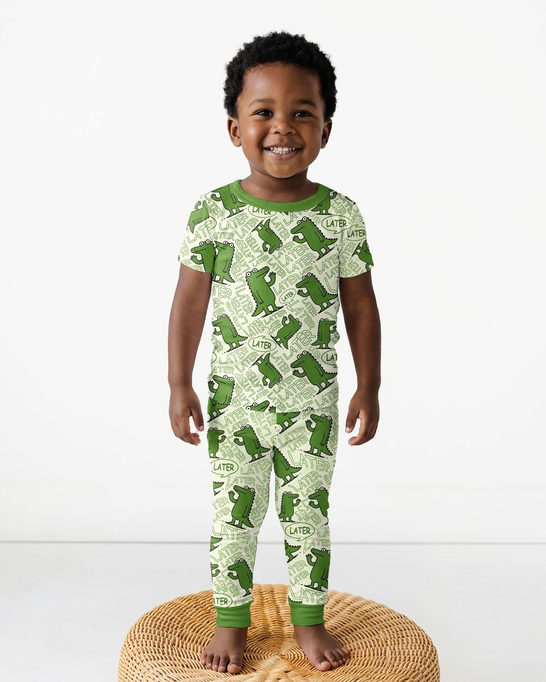 Zweiteiliges, kurzärmliges Pyjama-Set mit Marienkäfern