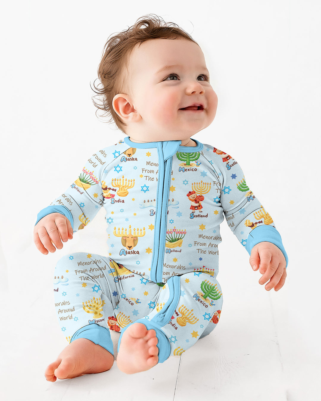 Menorahs From Around The World Bamboo Convertible Zippy