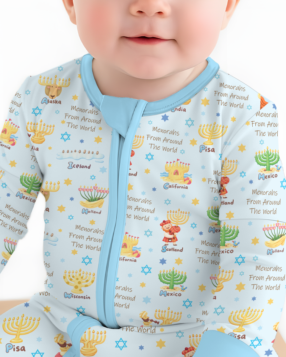 Menorahs From Around The World Bamboo Convertible Zippy