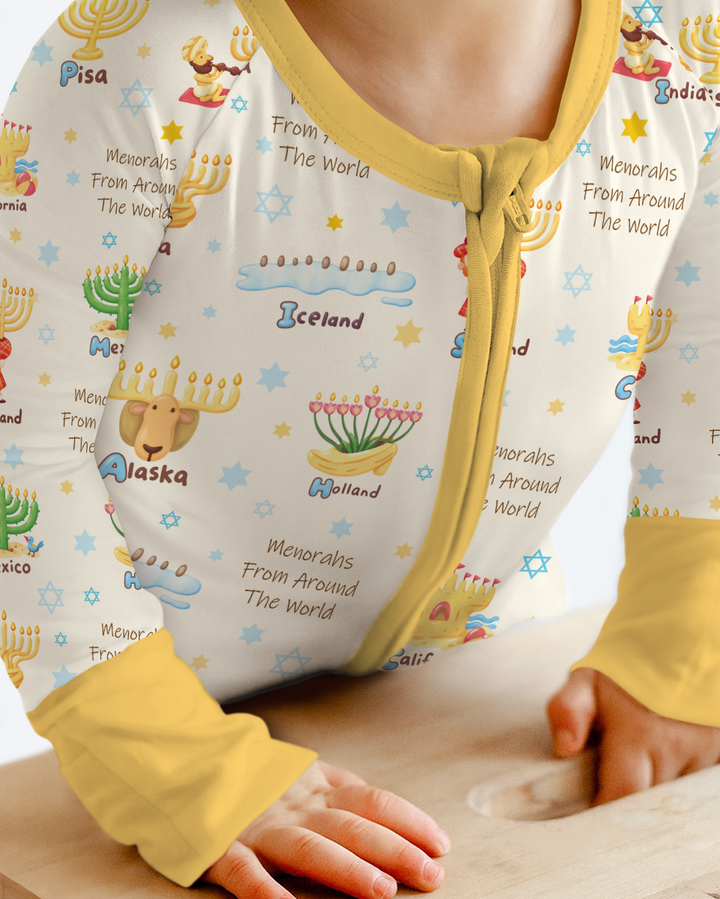 Menorahs From Around The World Bamboo Convertible Zippy