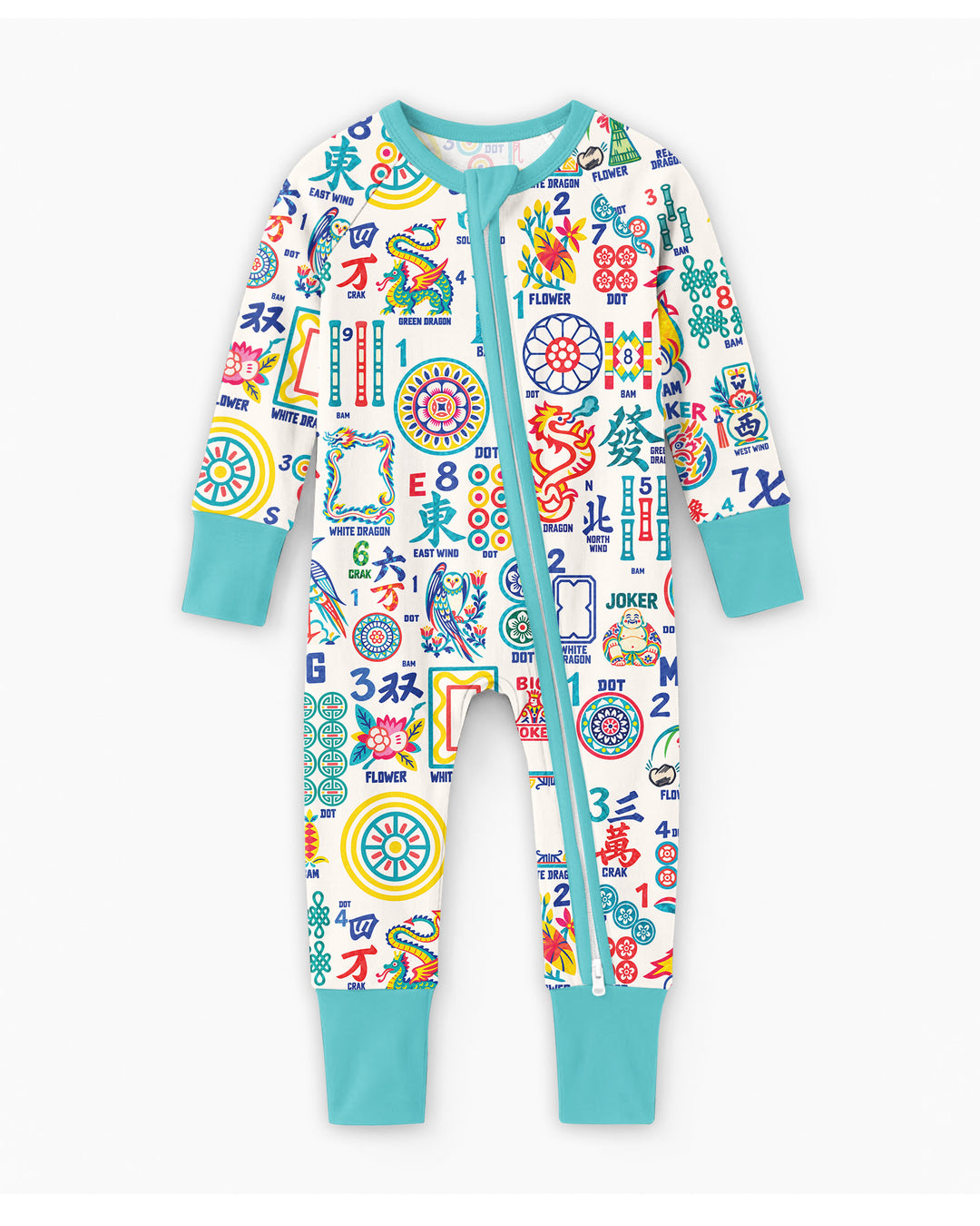 Mahjong Time Family Matching Bamboo Convertible Zippy