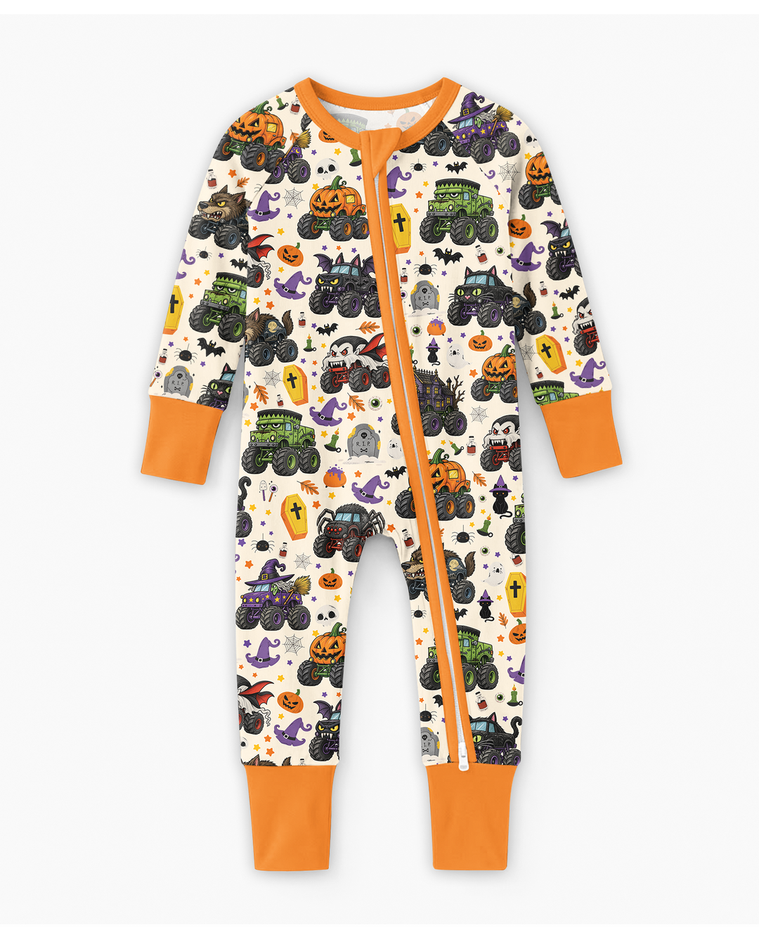 Spooky Monster Truck Bamboo Convertible Zippy