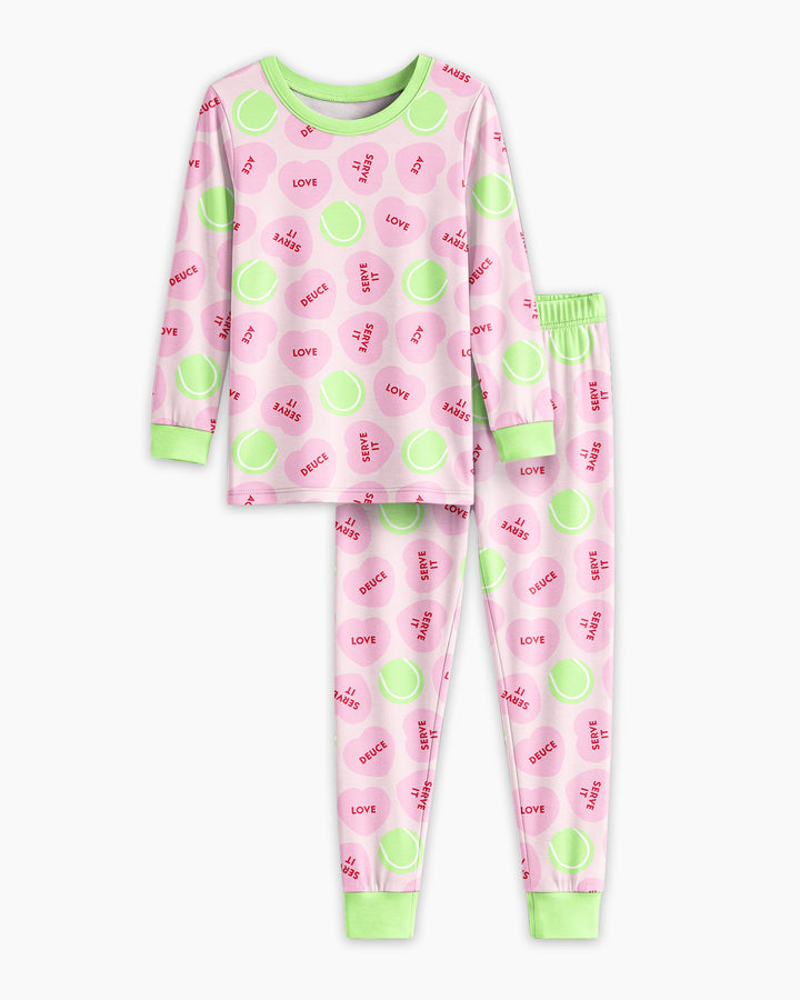 Conjunto de pijama de dos piezas de bambú de manga larga