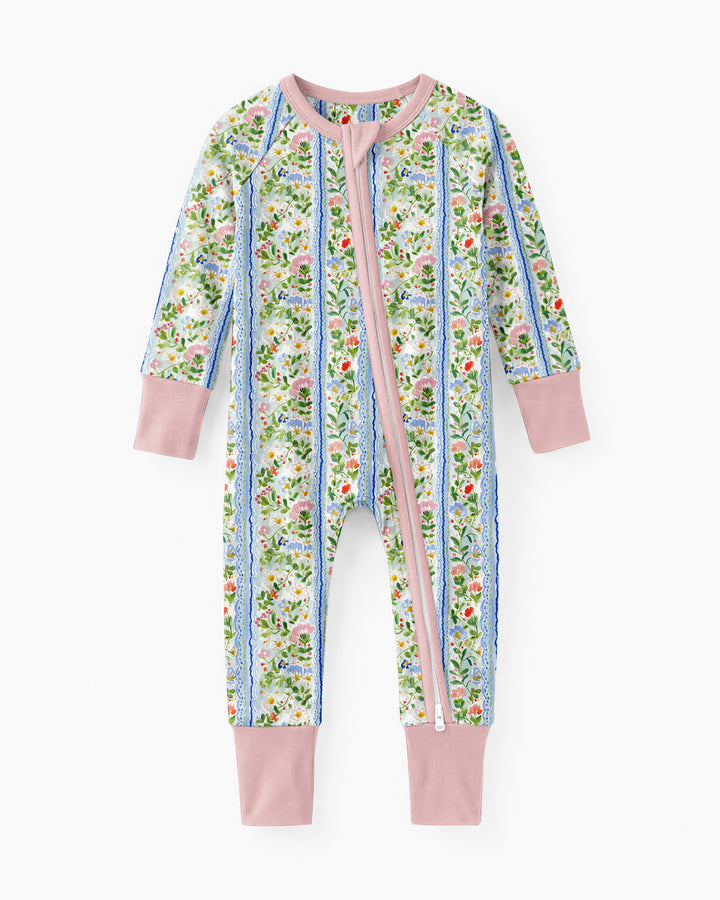 Paste Floral Girl Bamboo Convertible Zippy