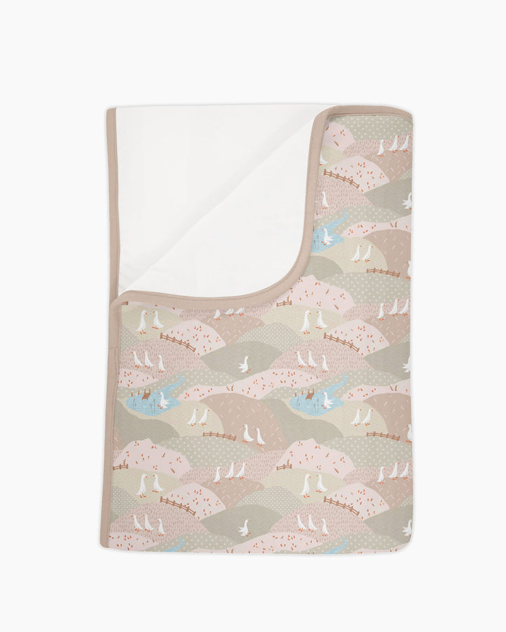Wandering Geese Family Matching Bamboo Blanket