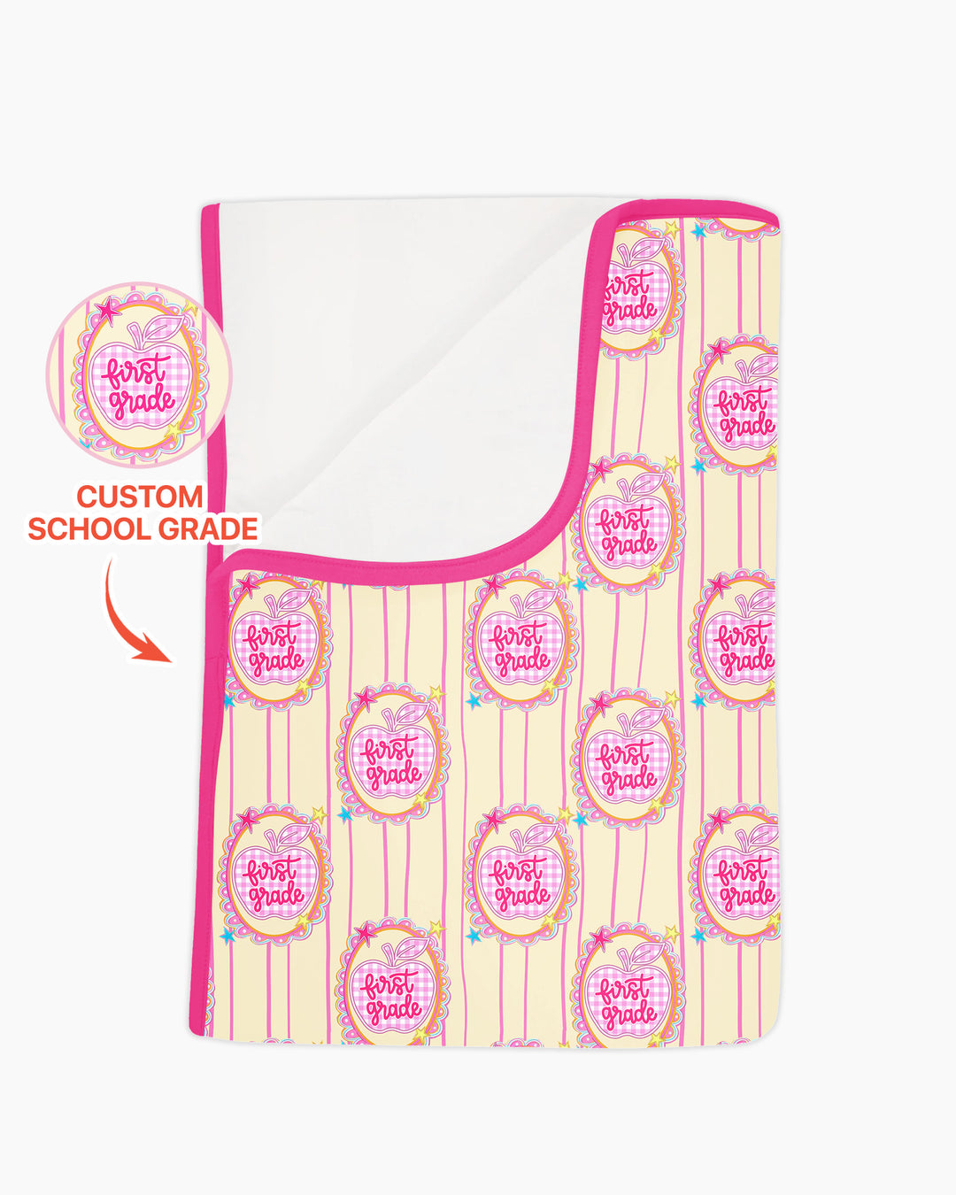 Custom Grade School Sweetie Bamboo Blanket