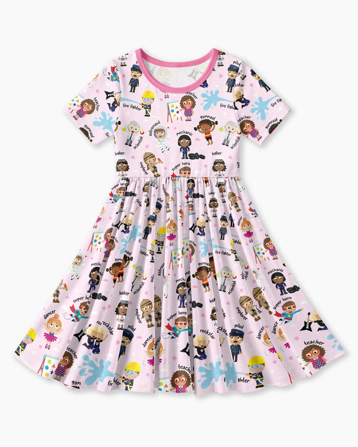 Vorlage Bambus Twirl Kleid
