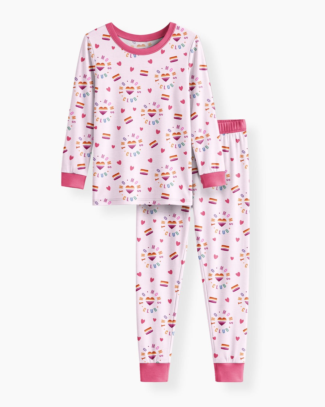 Love Makes Family Bamboo Two Piece Long Sleeve Pajama Set