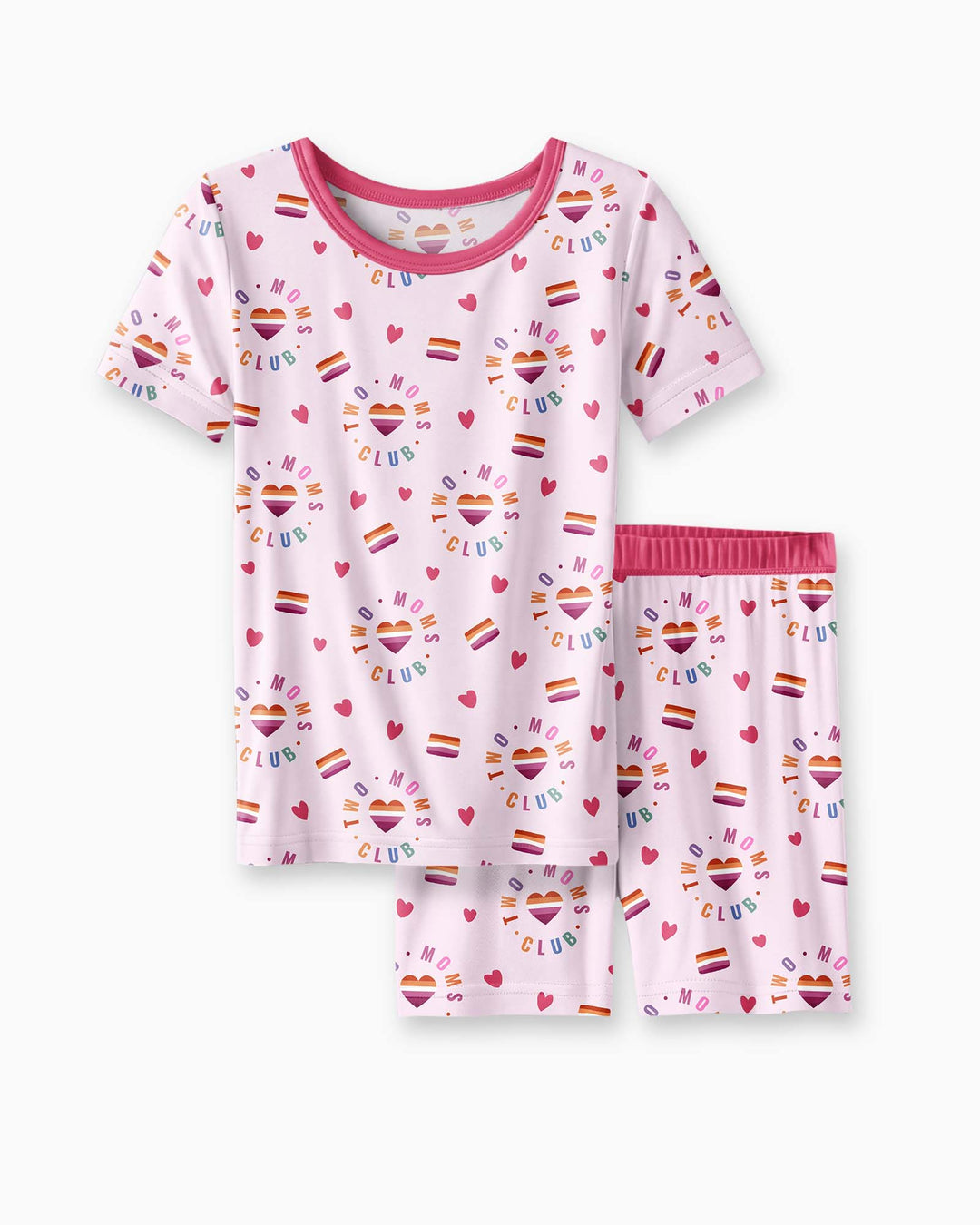 Schlafanzug-Set zweiteilig, kurze Ärmel, kurze Hose, Bambus