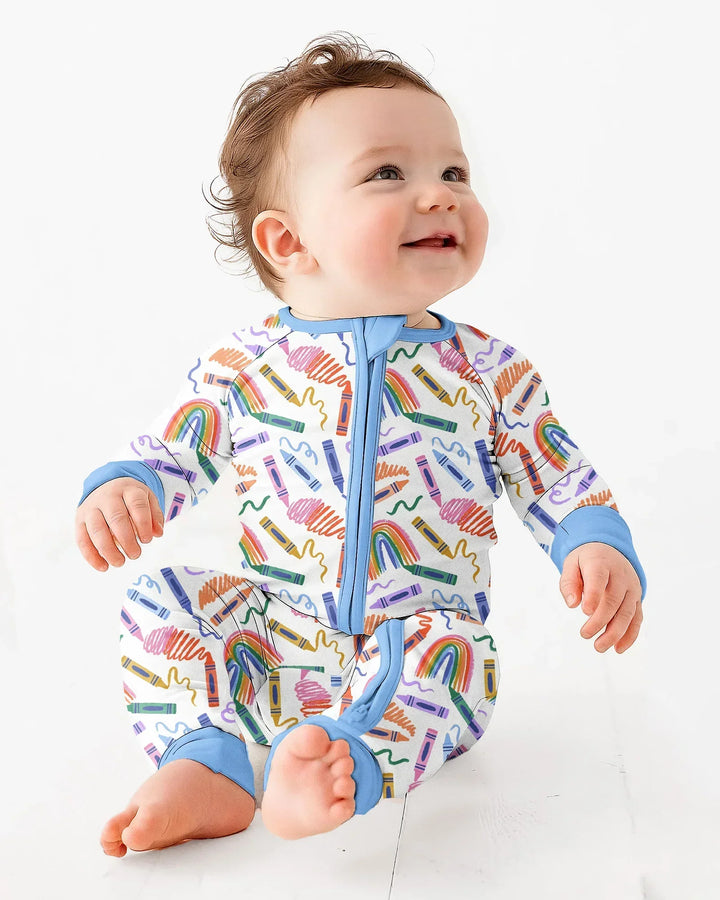 Crayon Chaos  Bamboo Convertible Zippy
