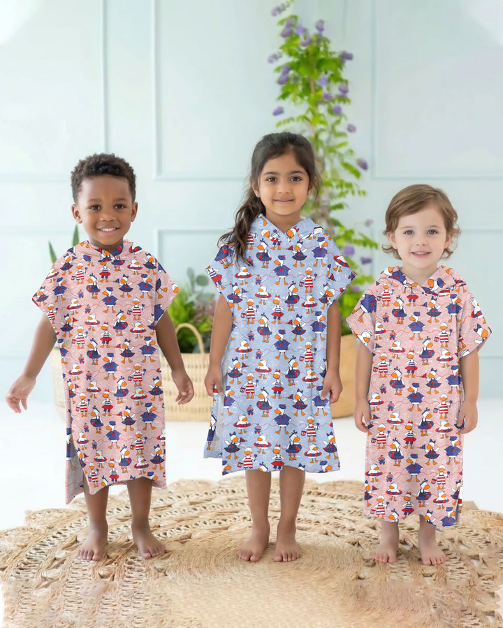 Freedom Floaties Family Matching Bamboo Swim Poncho