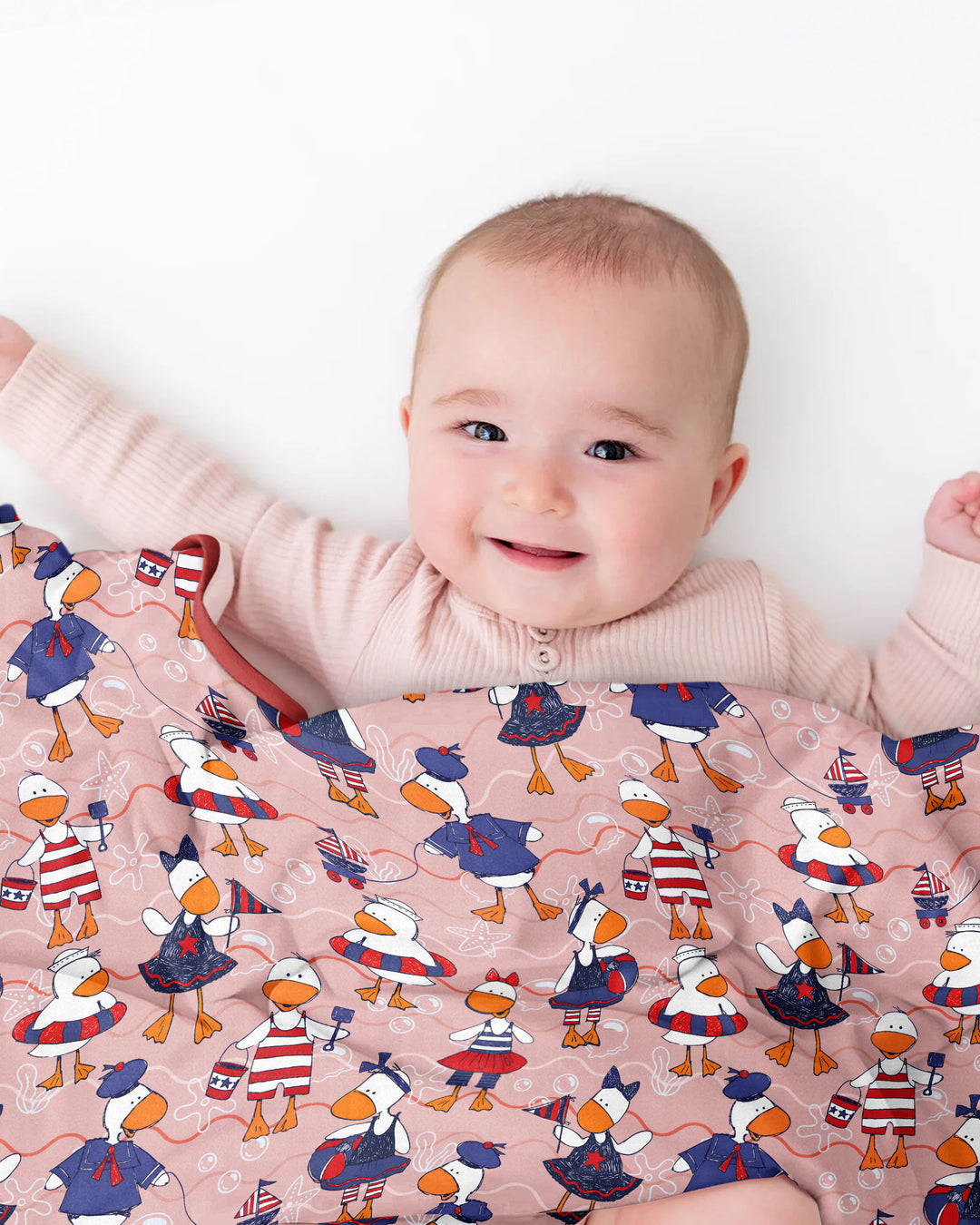 Freedom Floaties Family Matching Bamboo Blanket