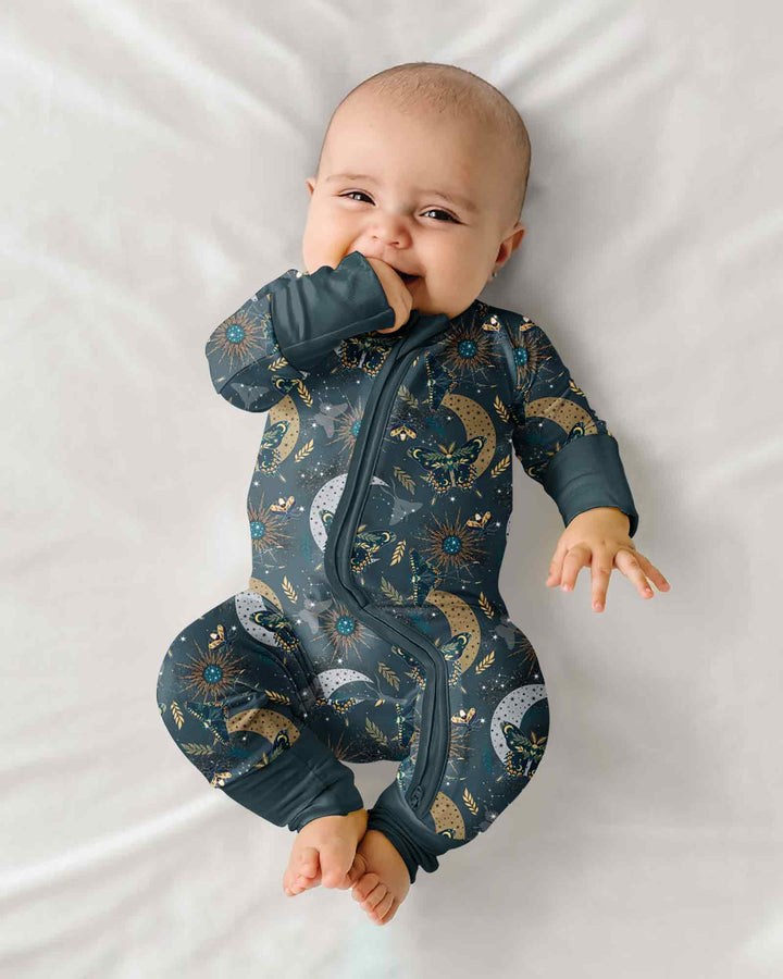Celestial Moths Bamboo Convertible Zippy
