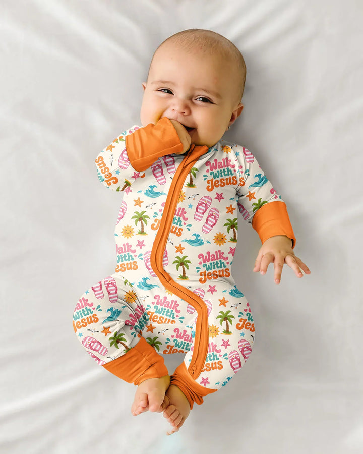 Gerippte Babykleidung mit individuellem Foto - Weich &amp; Skizzenhaft
