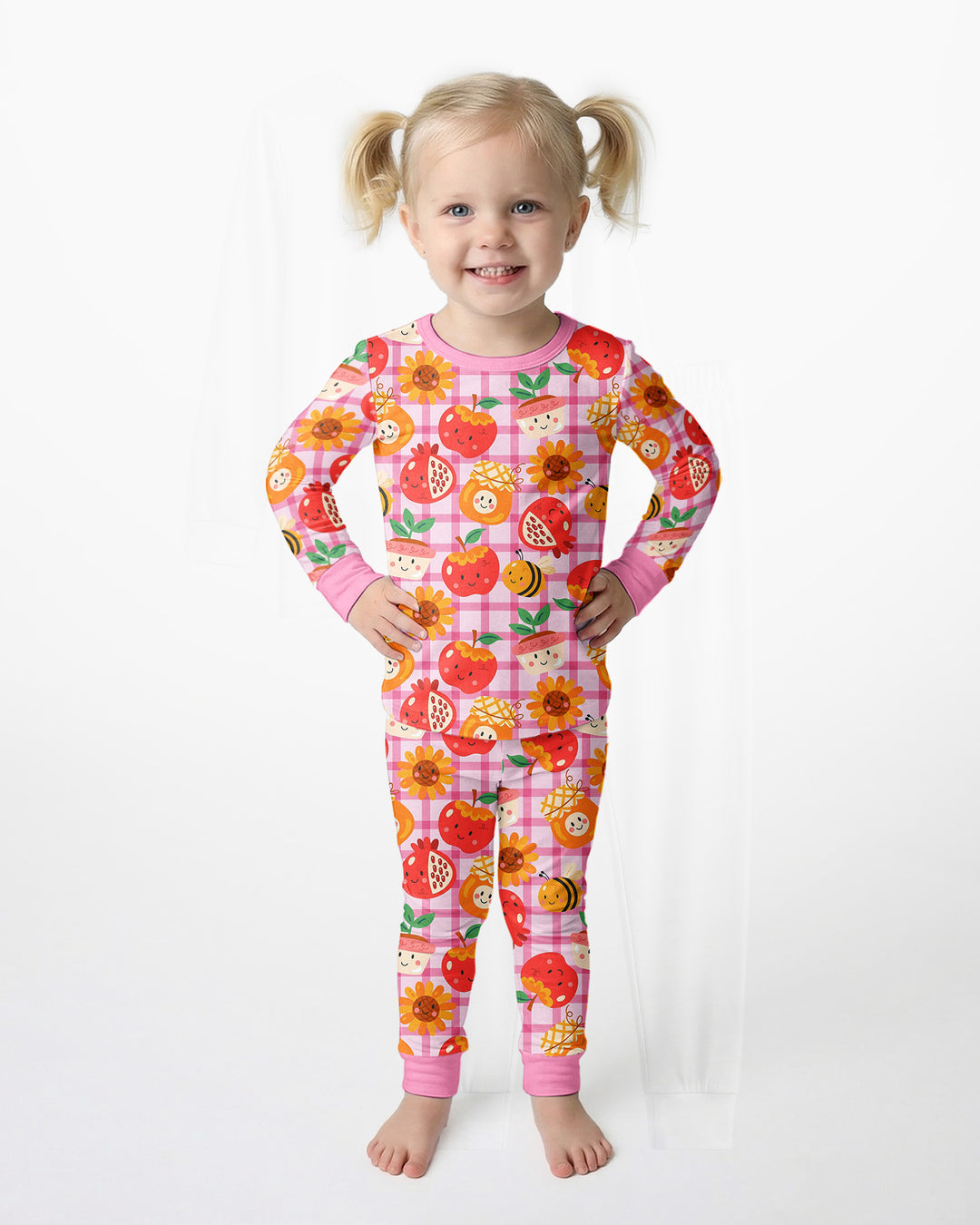 Sweet New Year Bamboo Two Piece Long Sleeve Pajama Set