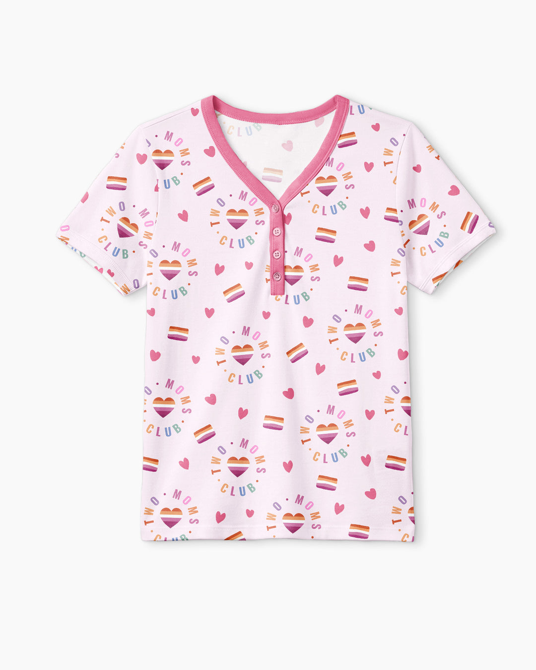 Love Makes Family Bamboo Women Short Sleeve Short Pajama Set