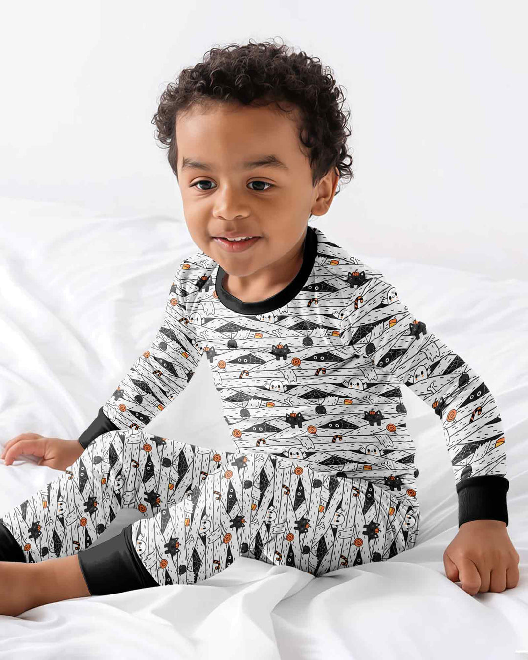 Little Mummy Crew Bamboo Two Piece Long Sleeve Pajama Set
