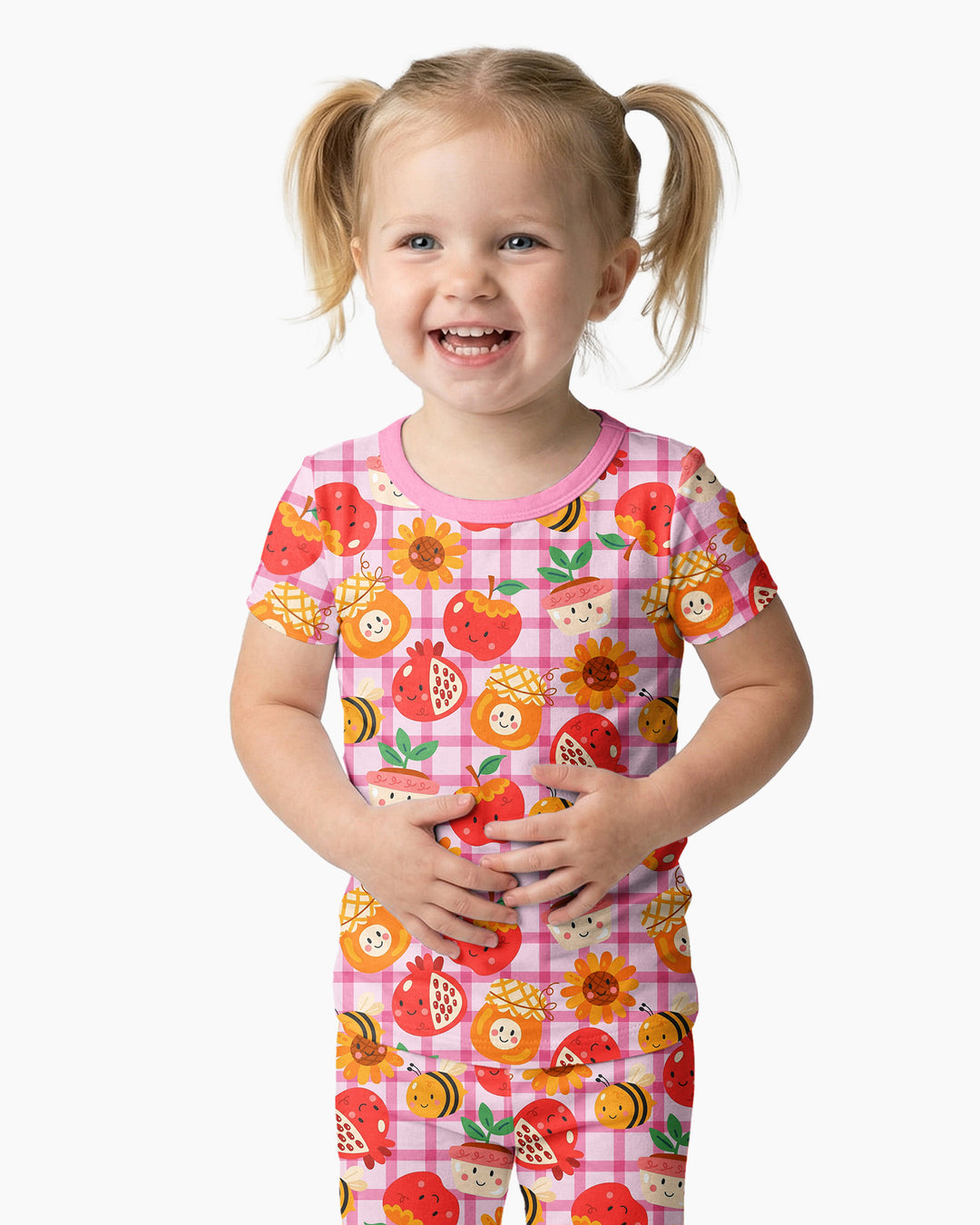 Sweet New Year Bamboo Two Piece Short Sleeve Pajama Set