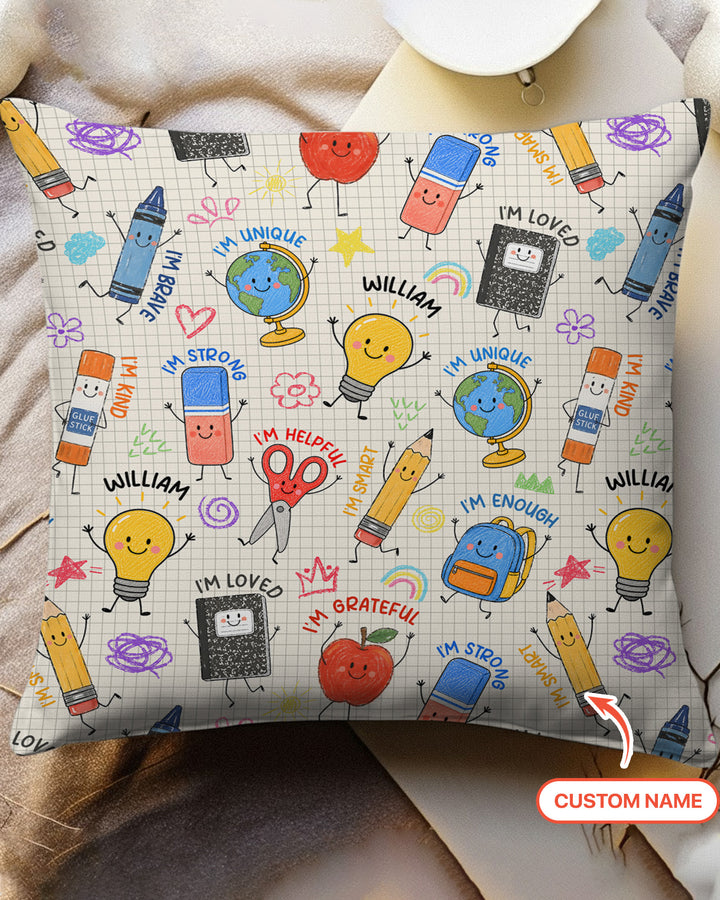 Plantilla de funda de almohada de bambú personalizada