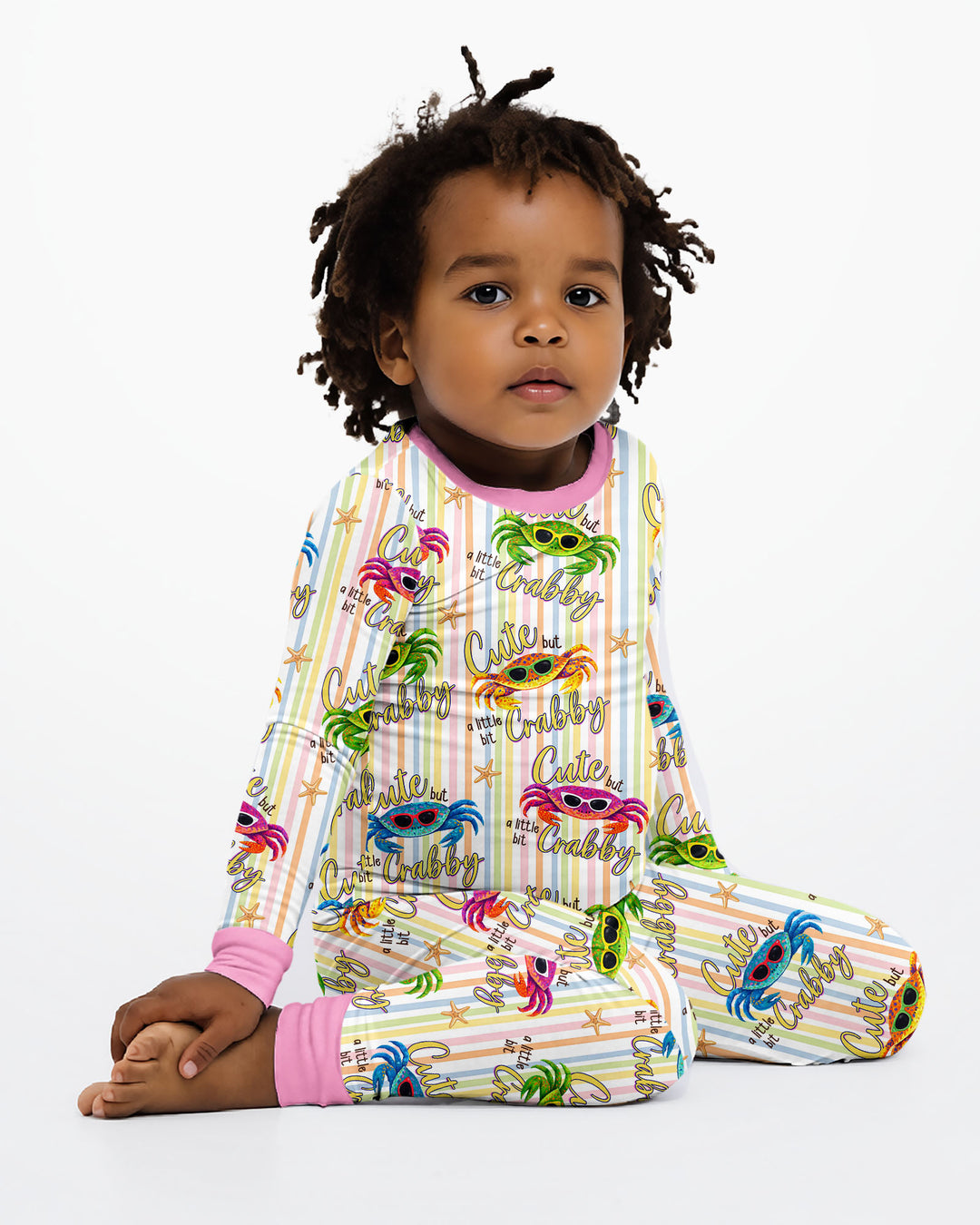 Conjunto de pijama de dos piezas de bambú con mangas largas, plantilla PERSONALIZADA
