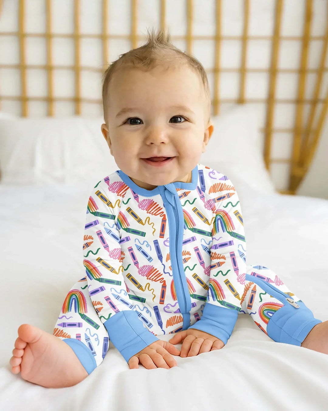 Crayon Chaos  Bamboo Convertible Zippy