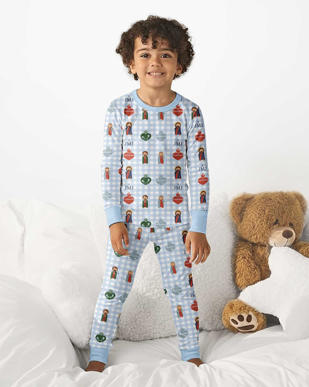 Holy Family Bamboo Two Piece Long Sleeve Pajama Set