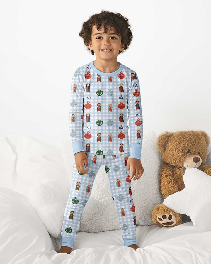 Holy Family Bamboo Two Piece Long Sleeve Pajama Set