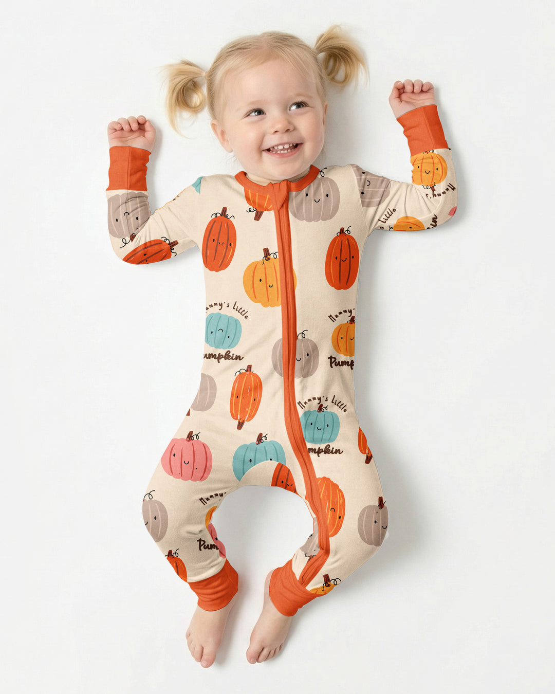 Mommy's Little Pumpkin  Bamboo Convertible Zippy