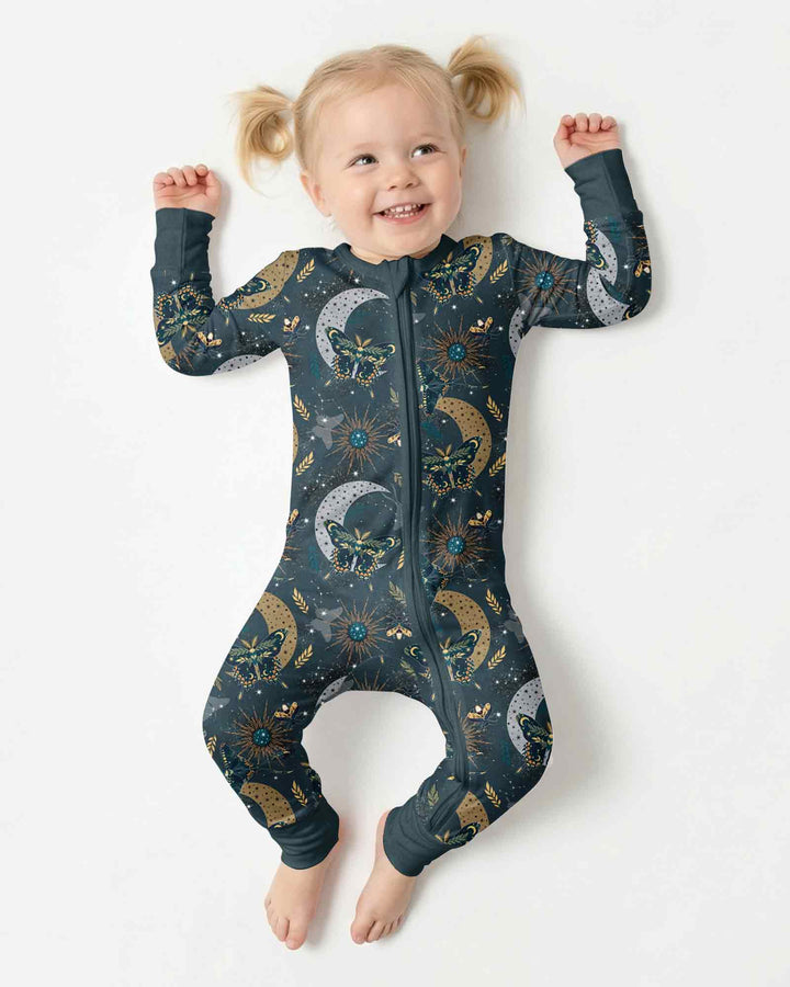Celestial Moths Bamboo Convertible Zippy
