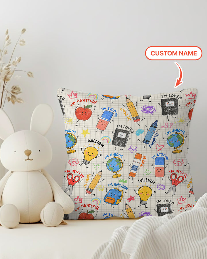 Plantilla de funda de almohada de bambú personalizada