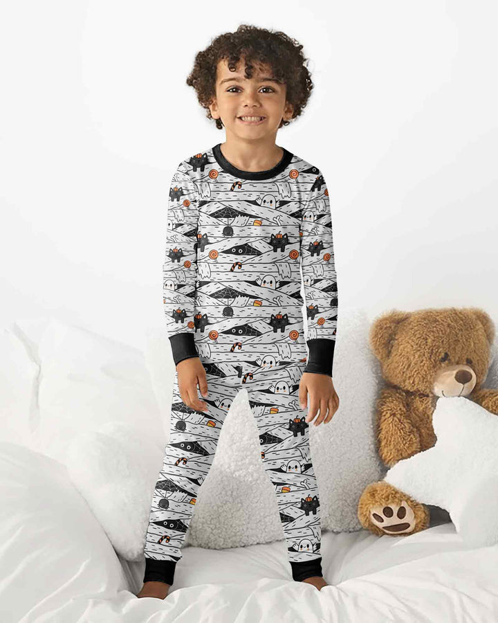 Little Mummy Crew Bamboo Two Piece Long Sleeve Pajama Set