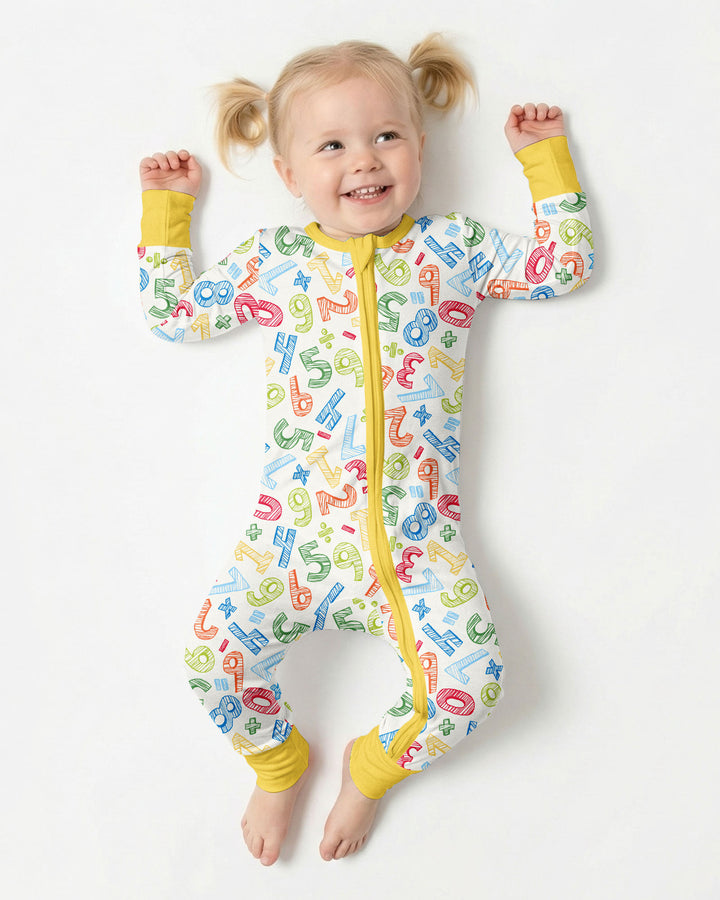 Math Doodles Bamboo Convertible Zippy