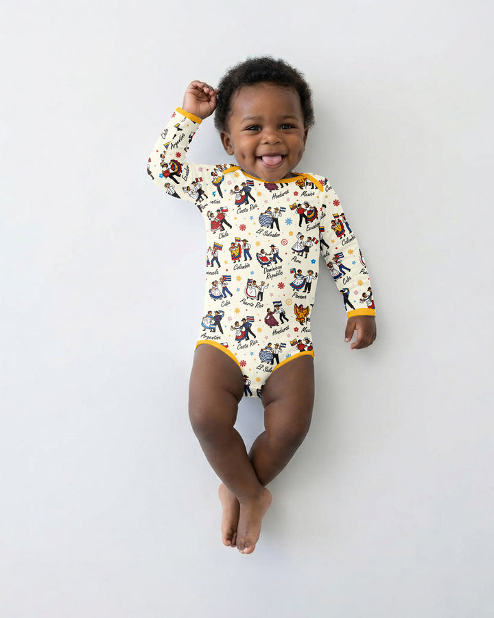 Gerippte Babykleidung mit individuellem Foto - Weich &amp; Skizzenhaft