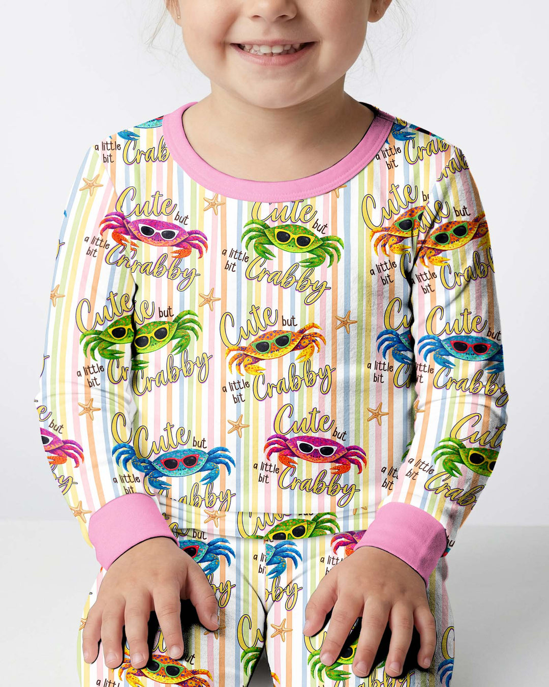 Conjunto de pijama de dos piezas de bambú con mangas largas, plantilla PERSONALIZADA