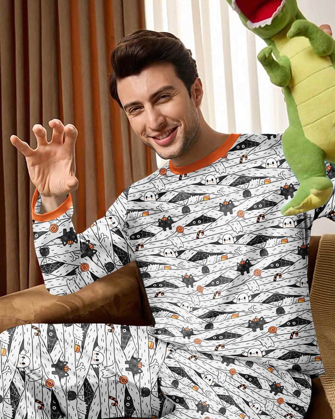 Little Mummy Crew Bamboo Men's Pajama Set
