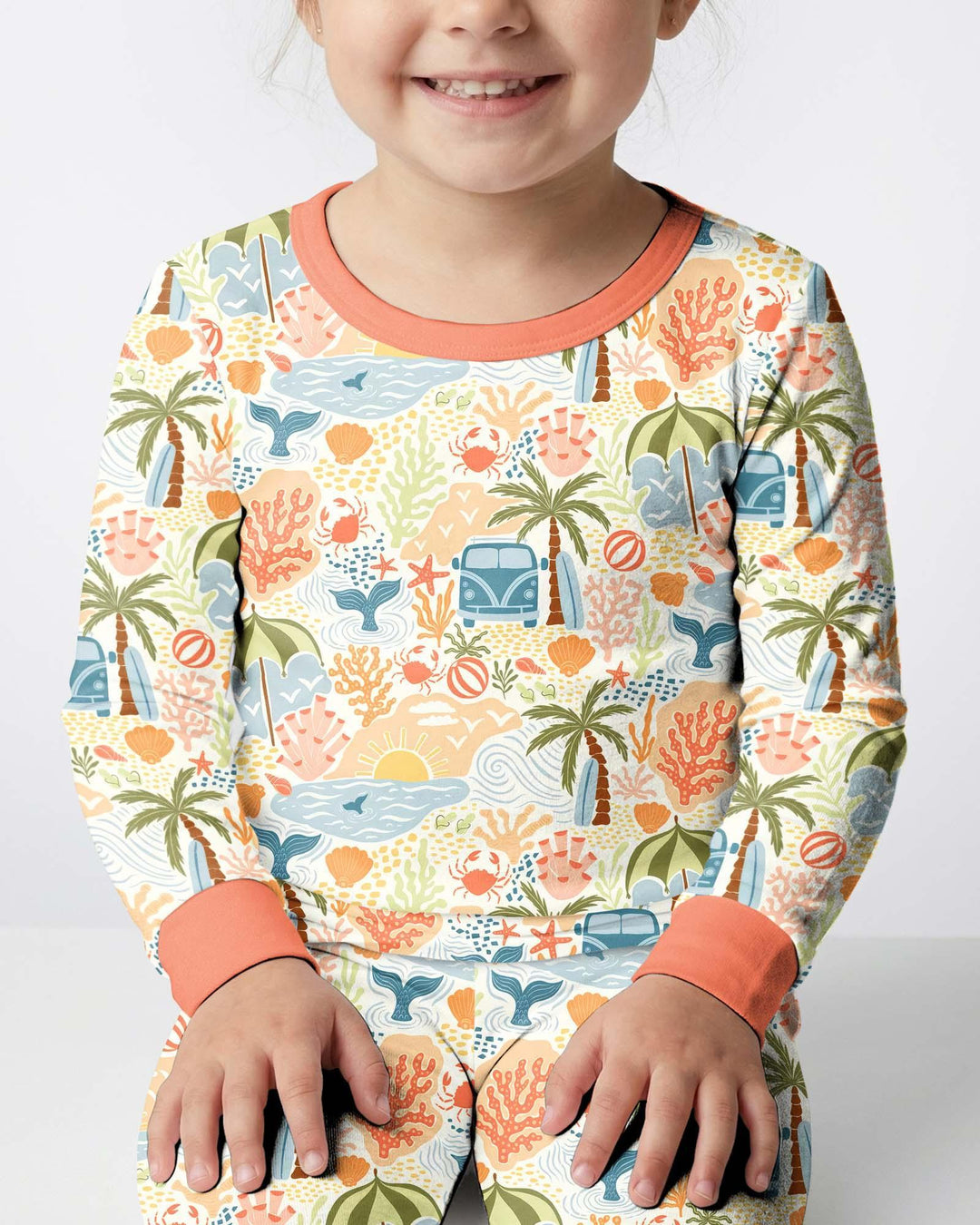 Conjunto de pijama de dos piezas de bambú con mangas largas, plantilla PERSONALIZADA