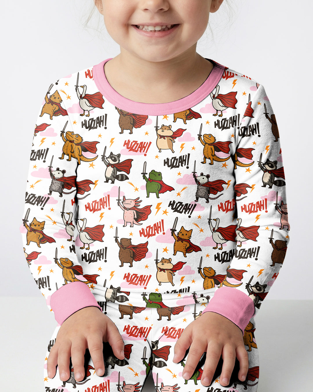 Huzzah! Huzzah! Bamboo Two Piece Long Sleeve Pajama Set