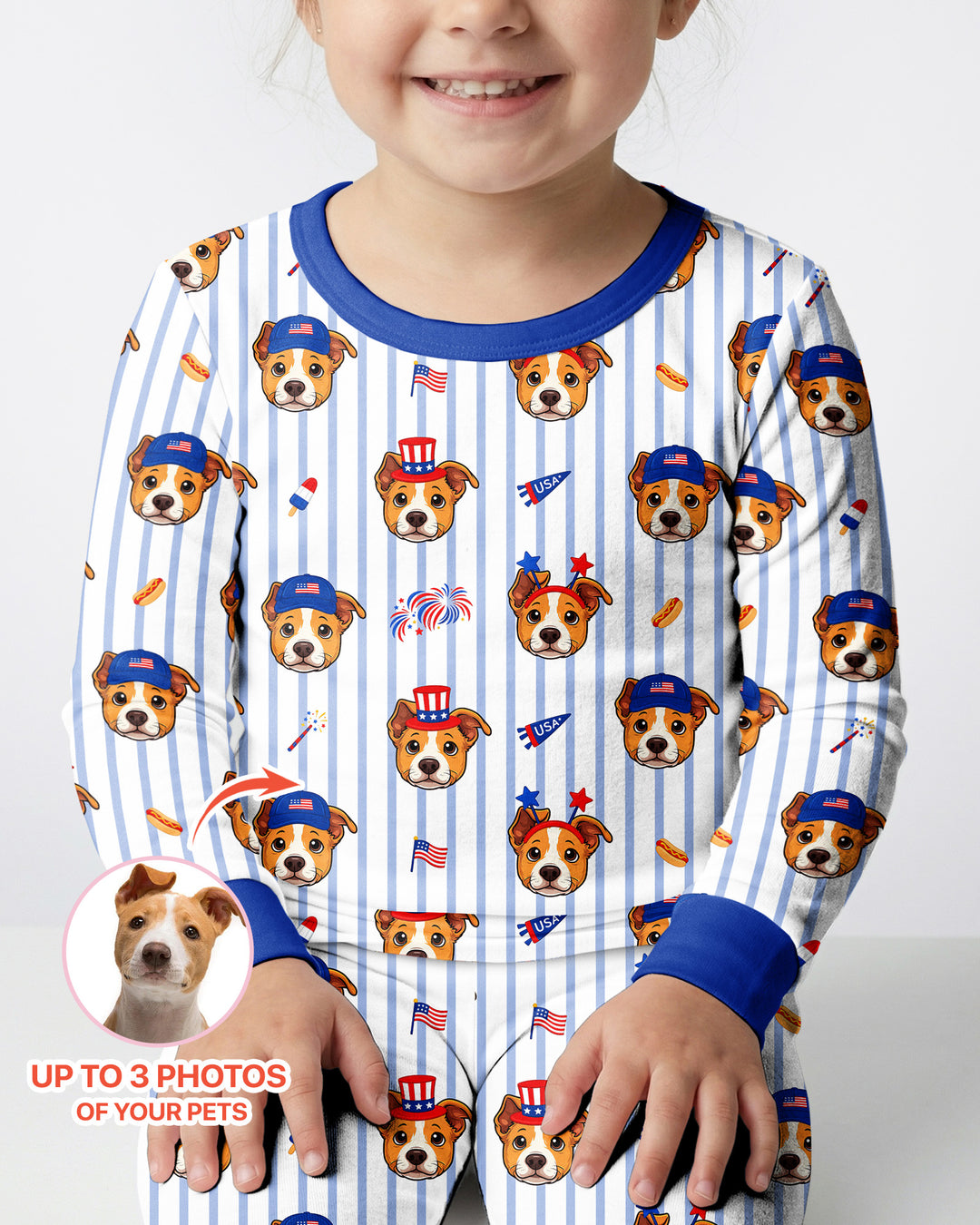 Conjunto de pijama de dos piezas de bambú con mangas largas, plantilla PERSONALIZADA