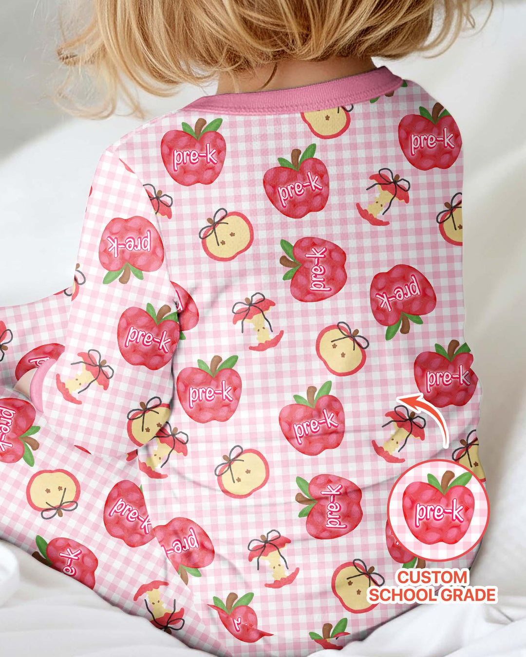 Custom School Grade Apple Days Bamboo Convertible Zippy