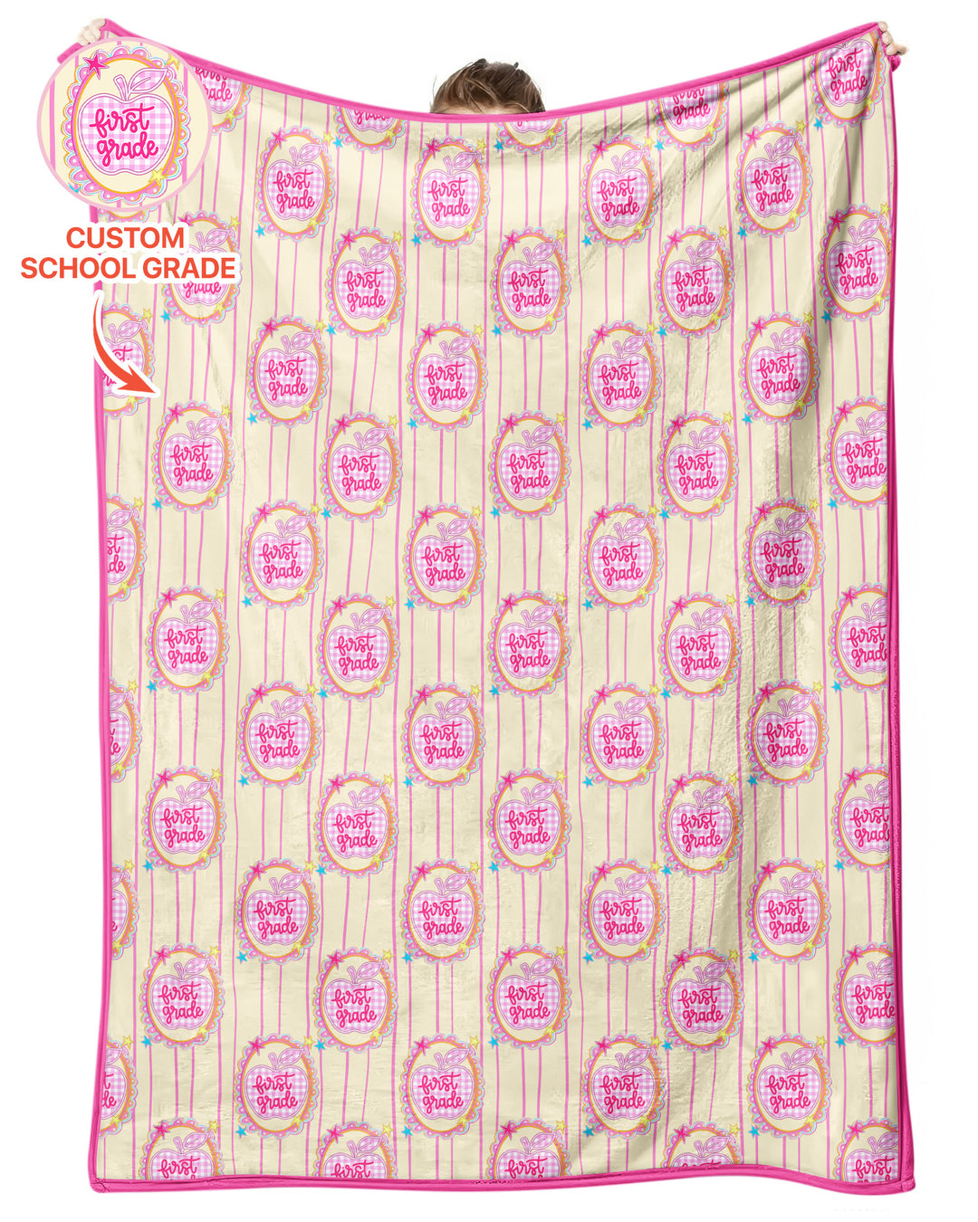 Custom Grade School Sweetie Bamboo Blanket
