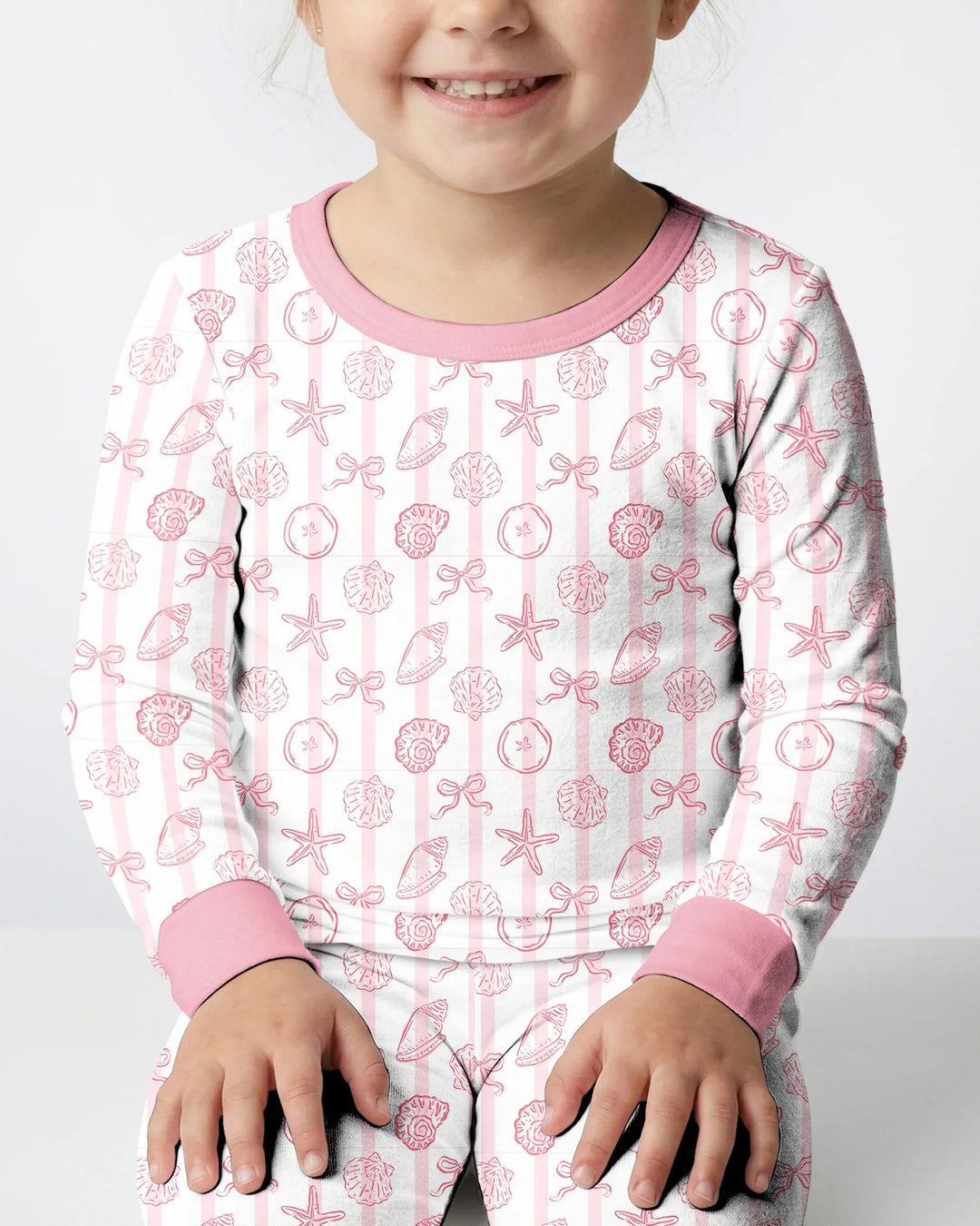Conjunto de pijama de dos piezas de bambú con mangas largas, plantilla PERSONALIZADA