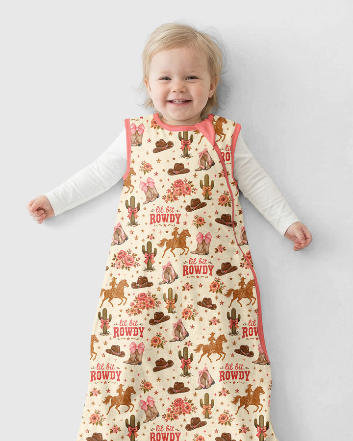 Coquette Cowgirl Lil Bit Rowdy Bamboo Sleep Bag