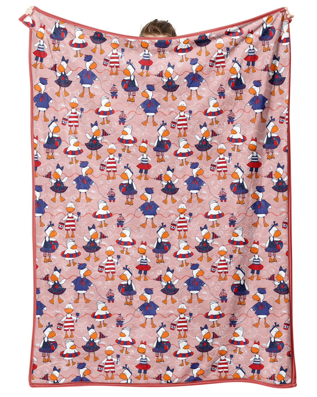 Freedom Floaties Family Matching Bamboo Blanket