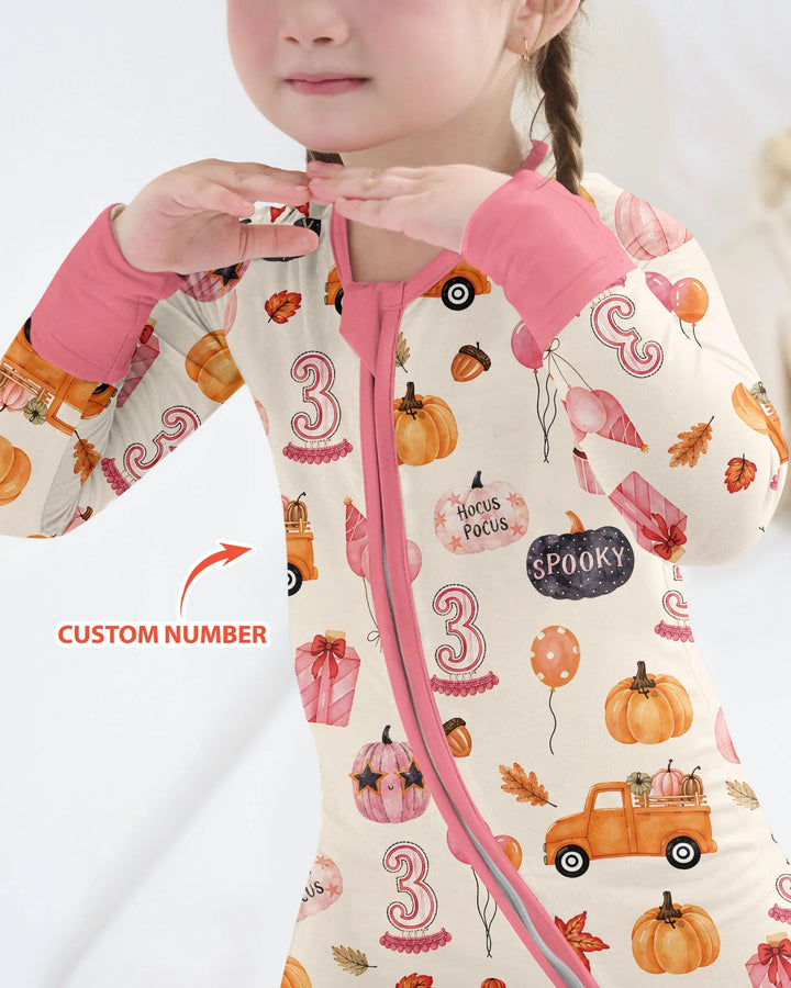 Little Pumpkin Birthday Bamboo Convertible Zippy