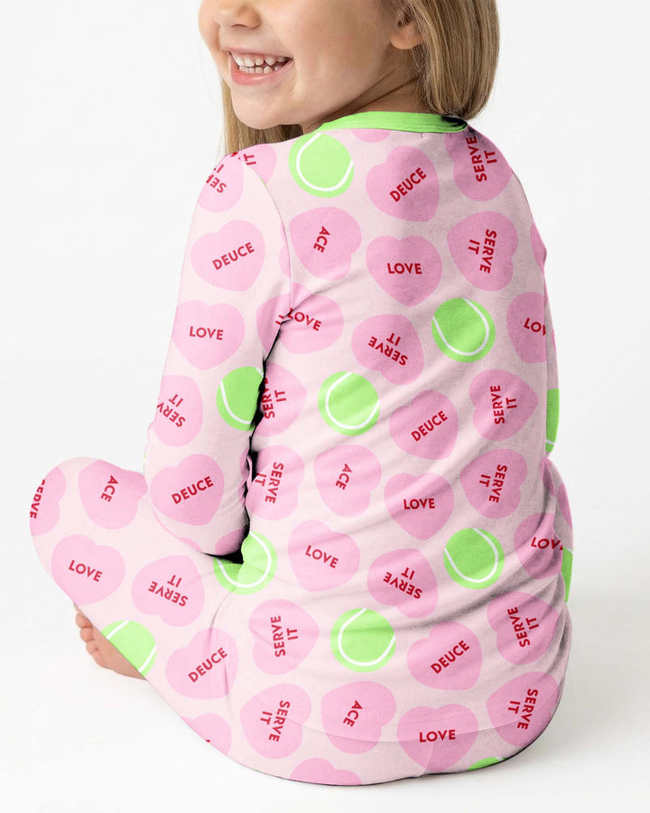Conjunto de pijama de dos piezas de bambú de manga larga